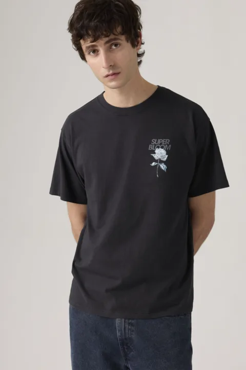 Levi's T Shirt Graphique Vintage - Homme - Noir / Jet Black - 2XL