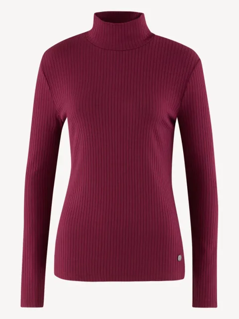 Pull à col roulé rouge - XL