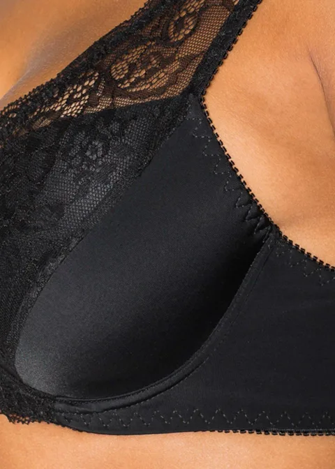 Soutien-gorge à coques et dentelle