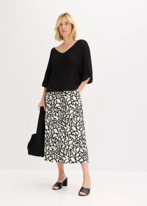 Pull en maille ajourée