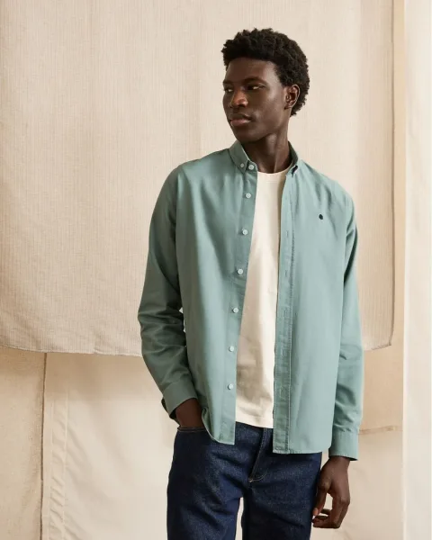 Chemise vert d'eau - IVOY