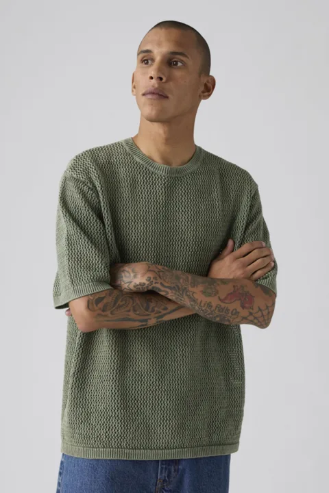 Levi's T Shirt Sweat Stinson Lightweight - Homme - Beige / Pumice Stone - XL