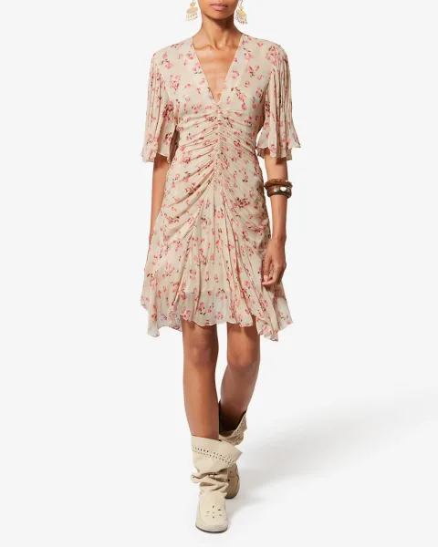 Robe Vivienne - Femme - Beige - Taille 42 - Marant Étoile