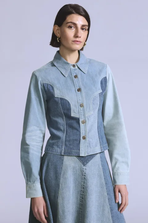 Levi's Veste Chemise Roper - Femme - Bleu / Senorita - XS