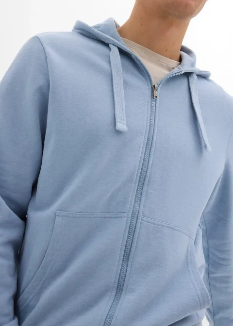 Sweat zippé à capuche, regular