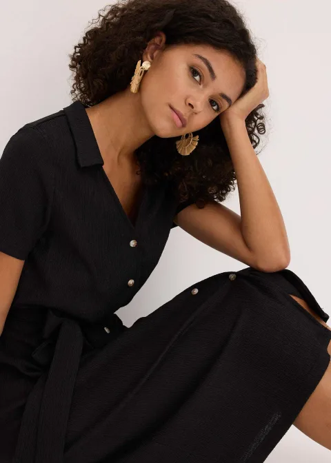 Robe légère en jersey crêpe