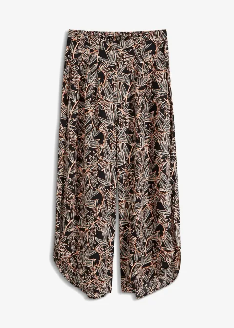 Pantalon palazzo fendu en bas