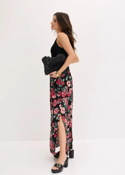 Robe longue en viscose