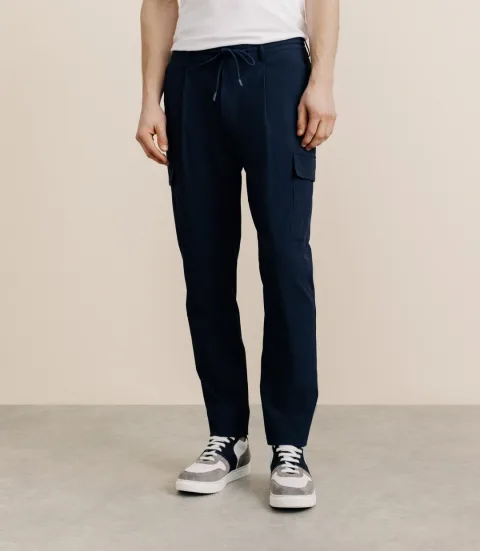 IZAC - Pantalon regular marine