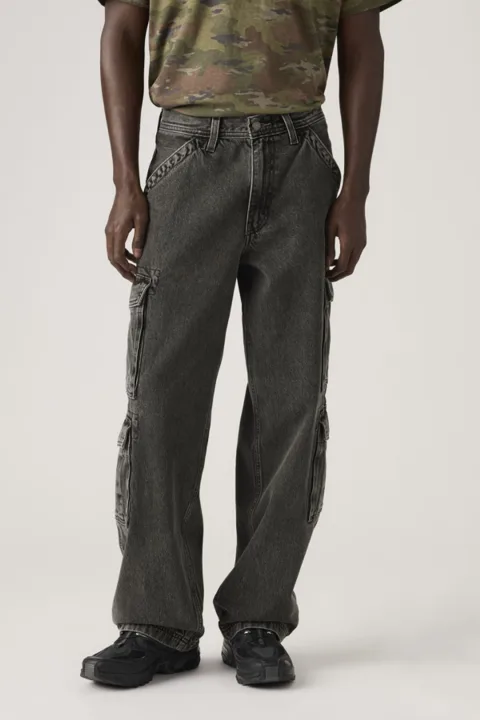 Levi's Pantalon 578 Baggy Cargo - Homme - Noir / Goodbye Darling - 36X34