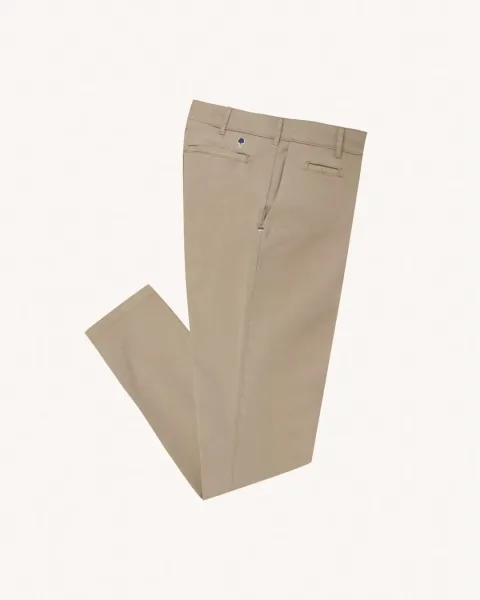 Chino beige clair coton bio - BRIX