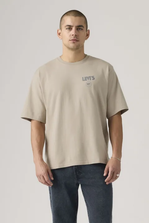 Levi's T Shirt Manche Mi Longue - Homme - Noir / Jet Black - 2XL