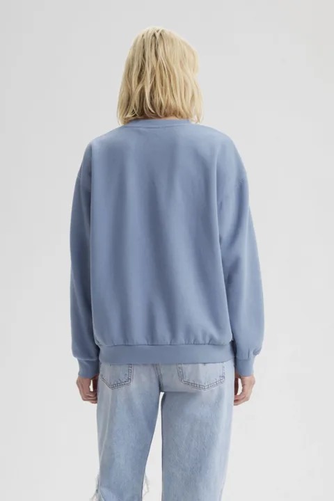 Levi's Sweat Shirt Col Rond Graphique Salinas - Femme - Bleu / Moonlight Frequency Troposphere - XS