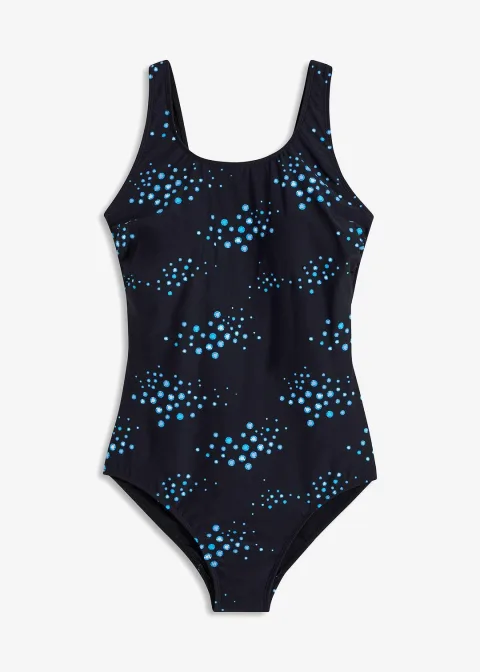 Maillot 1 pièce sculptant à larges bretelles, maintien léger