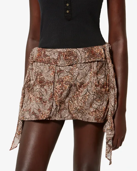 Jupe Coralie - Femme - Ocre - Taille 42