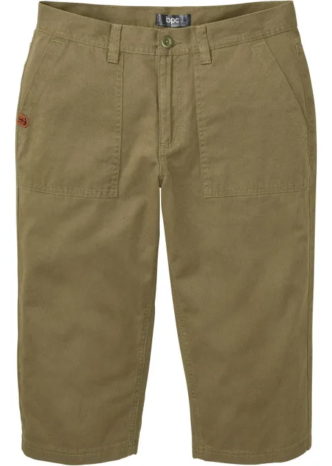 Bermuda long avec poches plaquées, Regular Fit