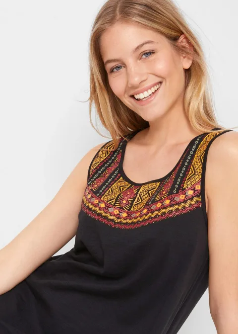 Robe tunique en jersey
