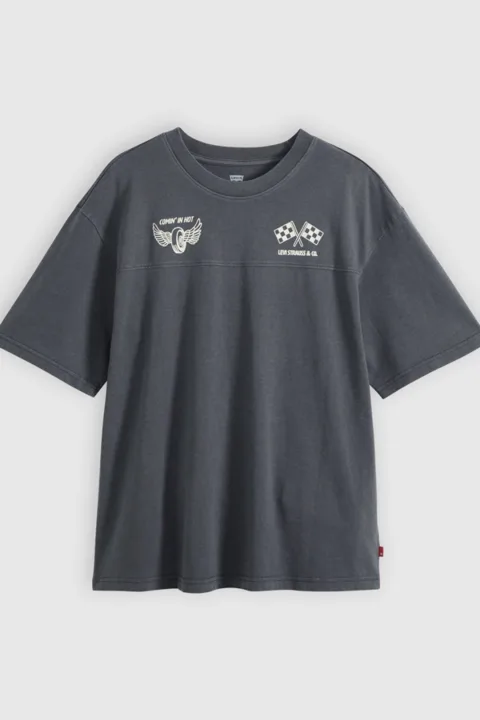 Levi's T Shirt Lockwood Practice - Homme - Blanc / Two Horse Jersey Bright White - 11-0601 Tcx - XL