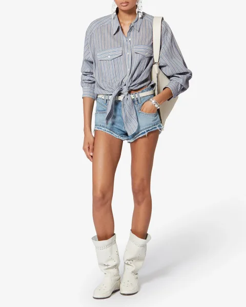 Chemise Nath - Femme - Bleu - Taille 44 - Marant Étoile