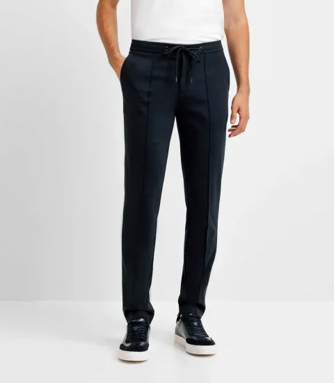 IZAC - Pantalon chino coupe slim marine