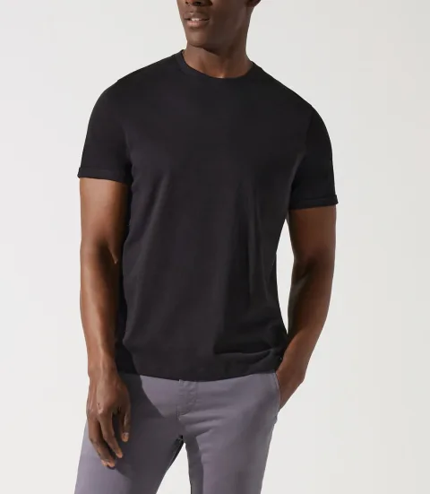 IZAC - T-shirt en coton noir