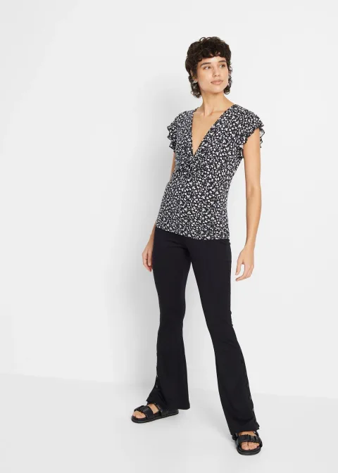 Blouse en jersey viscose extensible
