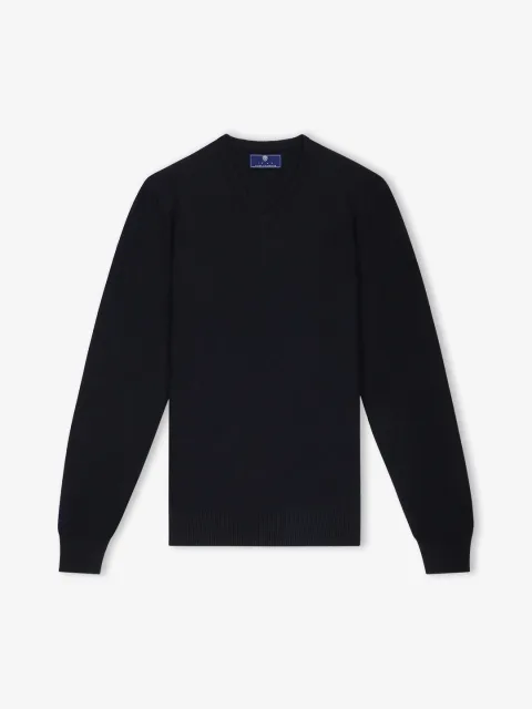 IZAC - Pull col V noir