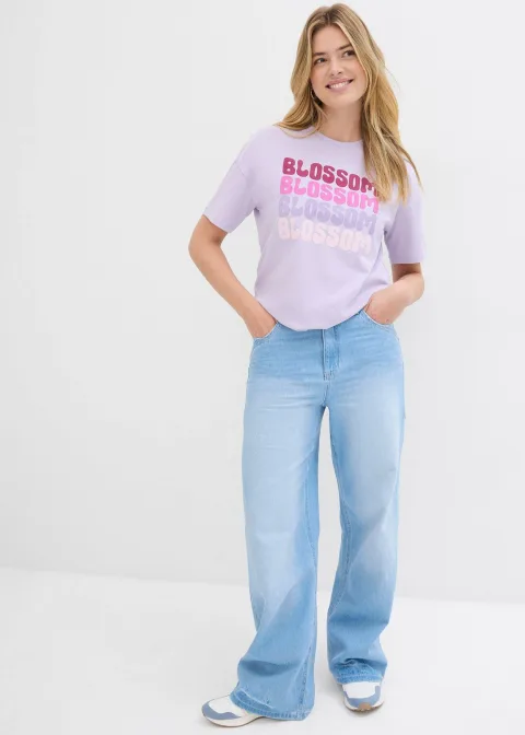 T-shirt boxy oversize en coton