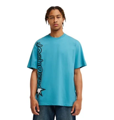Shock Side - T-Shirt à manches courtes Bleu Homme