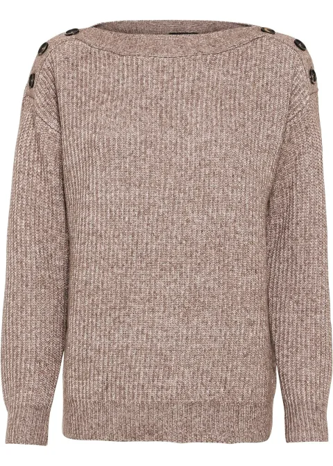 Pull oversize à boutons