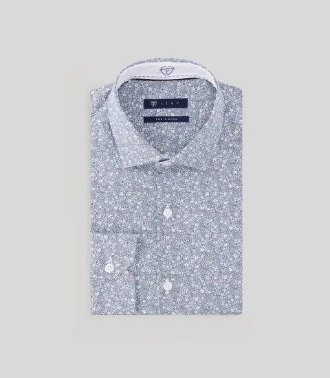 IZAC - Chemise fantaisie bleue