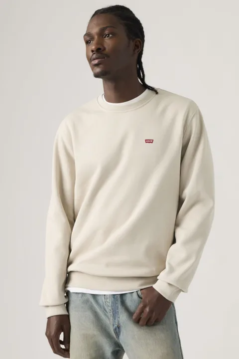 Levi's Sweat Shirt Col Rond - Homme - Gris / Lead - 2XL