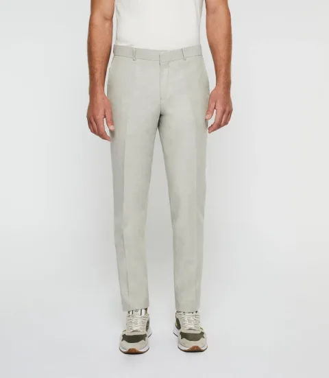 IZAC - Pantalon ville en lin vert ''Bcalice''