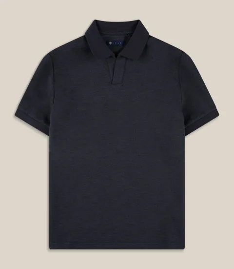 IZAC - Polo armuré marine