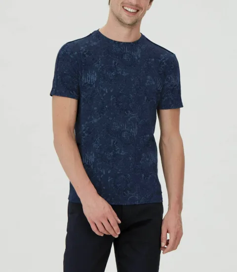 IZAC - T-shirt imprimé marine ''Clarys''