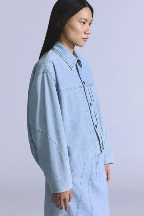 Levi's Veste Trucker Surpiqûres Doublure - Femme - Bleu / Blue Radiant Wash - XS