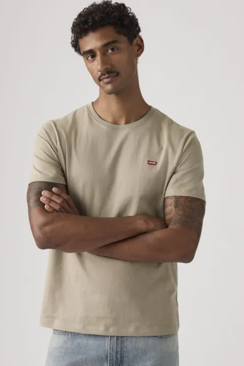 Levi's T Shirt Original Housemark - Homme - Rouge / Oxblood Red - 2XL