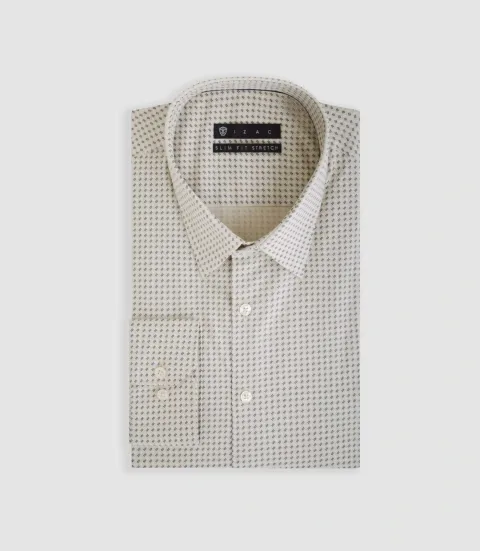IZAC - Chemise ville beige ''Difast007''