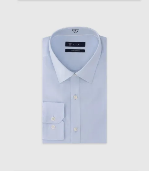 IZAC - Chemise unie ciel