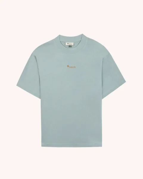 T-shirt broderie faguo vert menthe - YELLOWSTONE