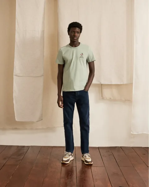 Jean slim bleu foncé coton - DENIM SLIM