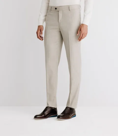 IZAC - Pantalon ville beige