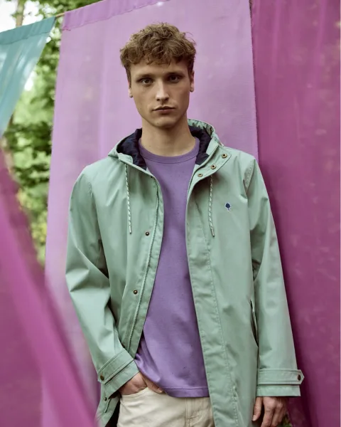 Veste coupe vent vert clair - GRESIGNE