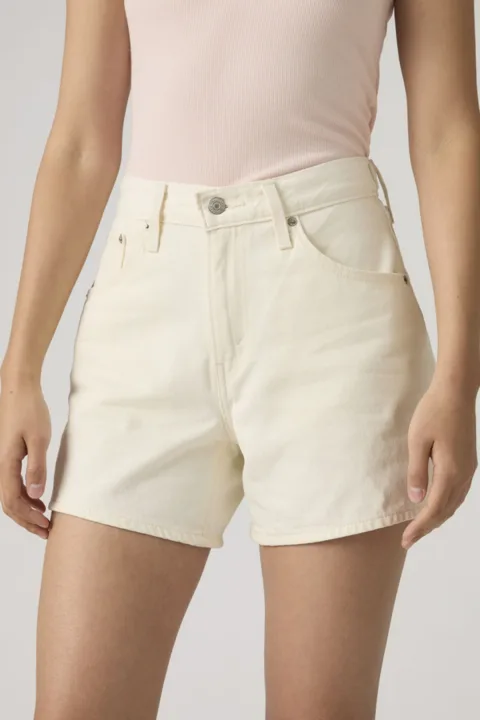 Levi's Short Cinch Mi Cuisse - Femme - Blanc / Blank Impact - 32