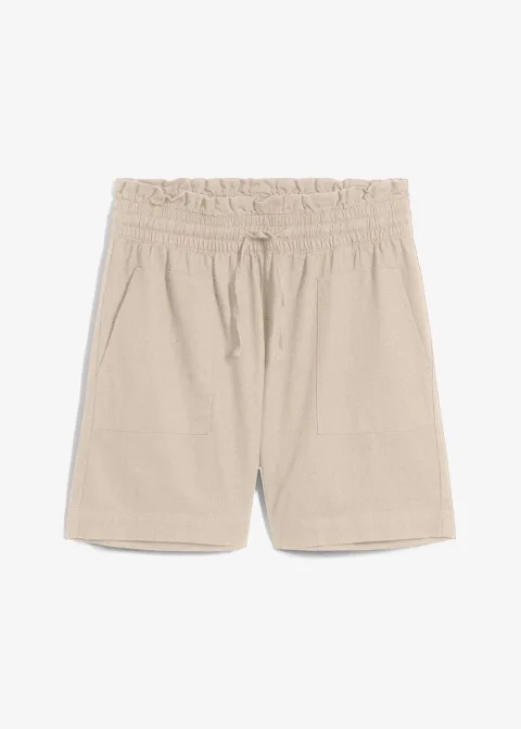 Short en lin mélangé
