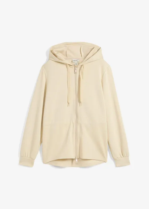 Sweat zippé à capuche, extensible