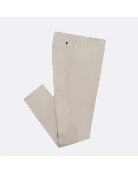 Pantalon en lin écru - DREUILLE