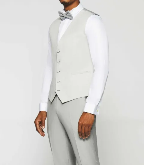 IZAC - Gilet de costume gris clair JOLIE
