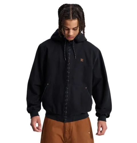 Garage - Veste en toile Noir Homme