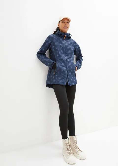 Veste softshell à motif floral, imperméable